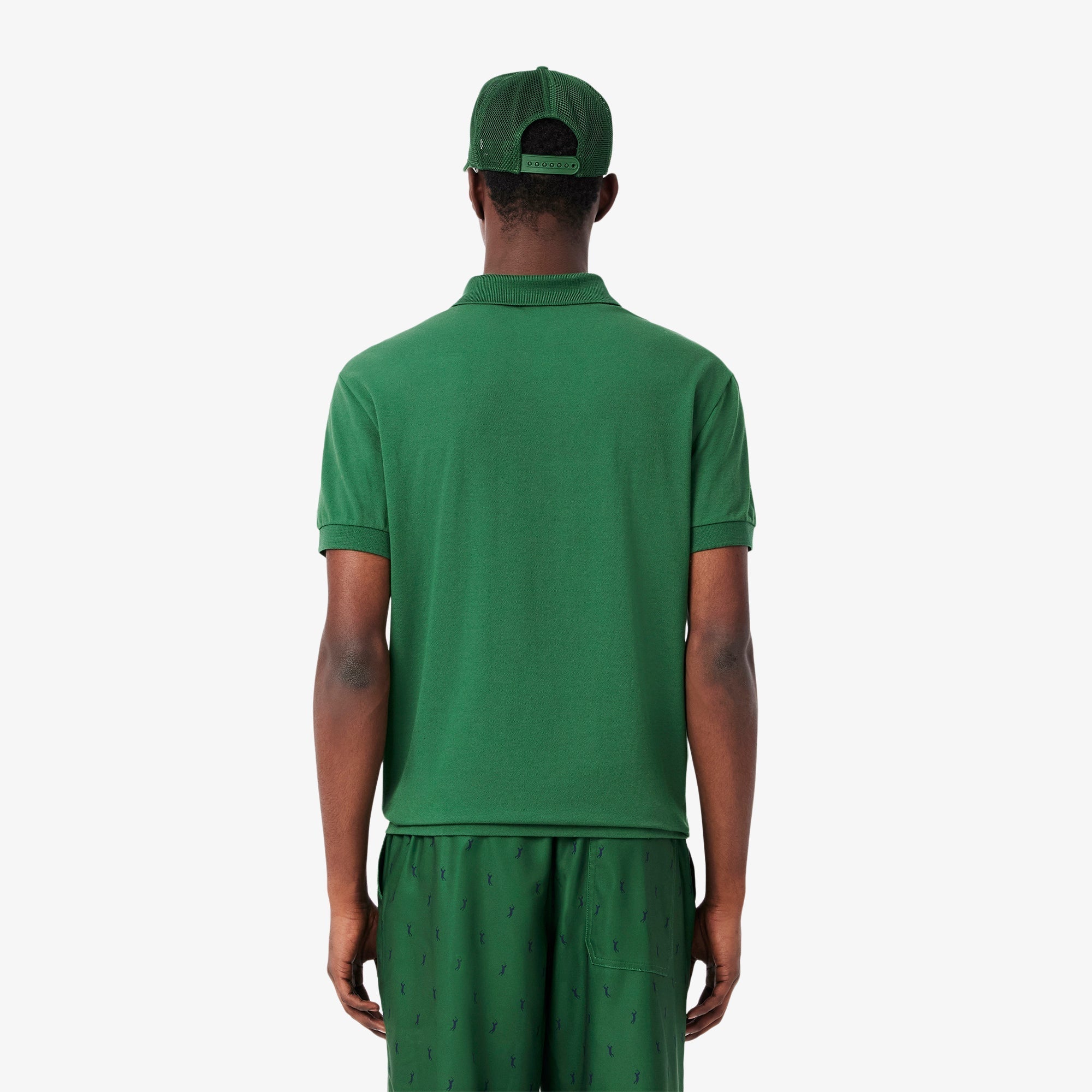 Relaxed Fit Mini-Piqué Golf Polo Shirt