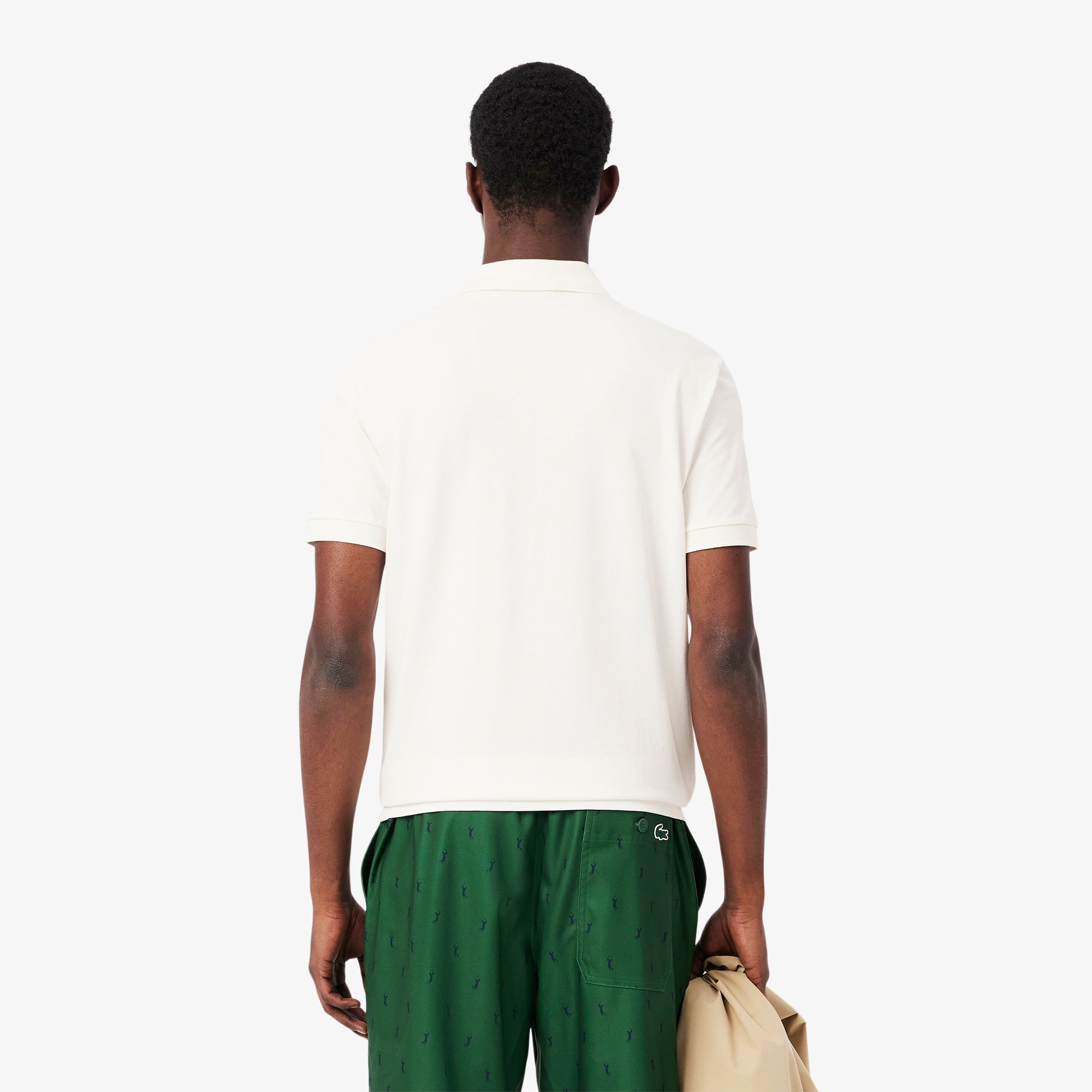 Relaxed Fit Mini-Piqué Golf Polo Shirt