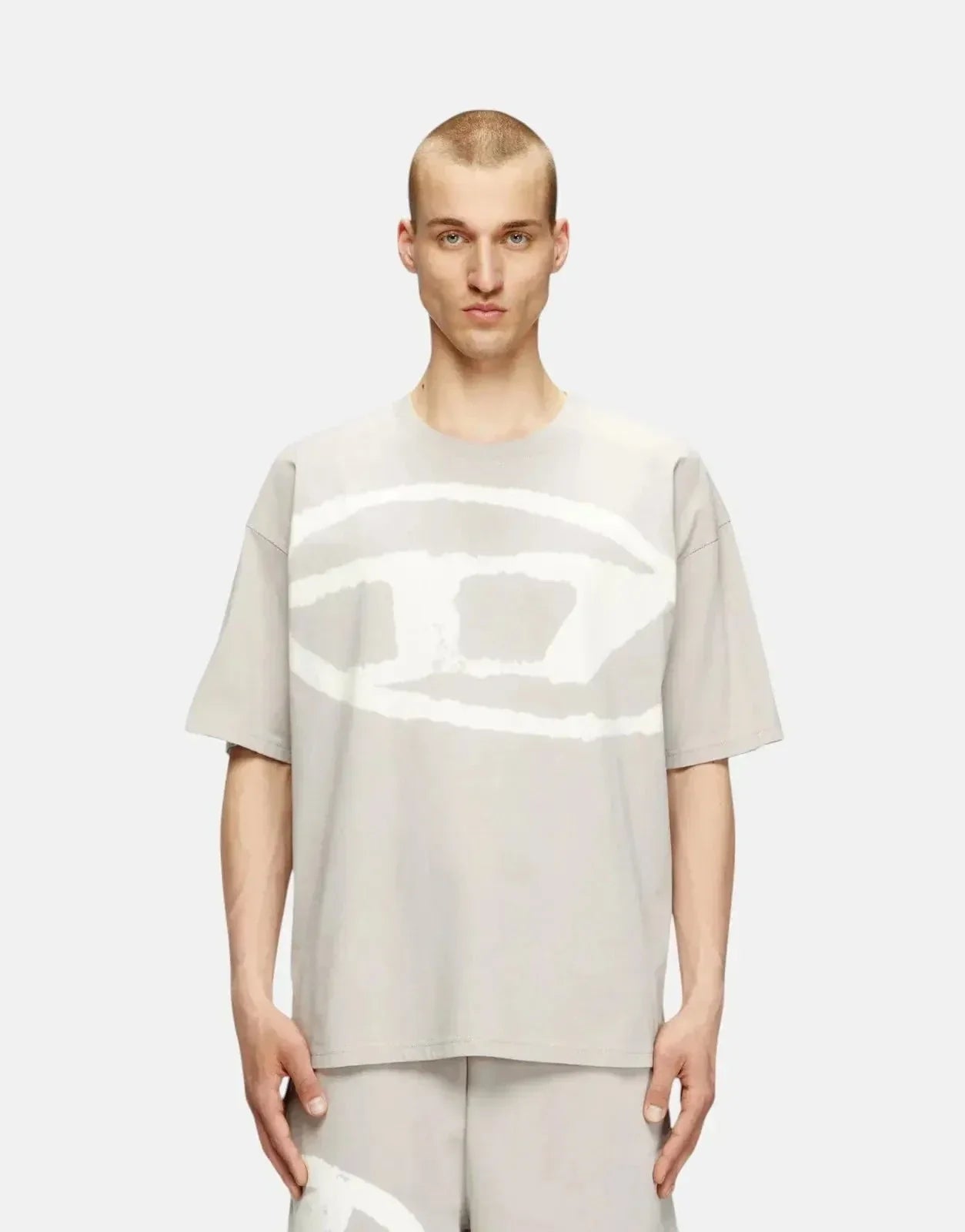 Diesel Bleach Relaxed Knit Box T-Shirt