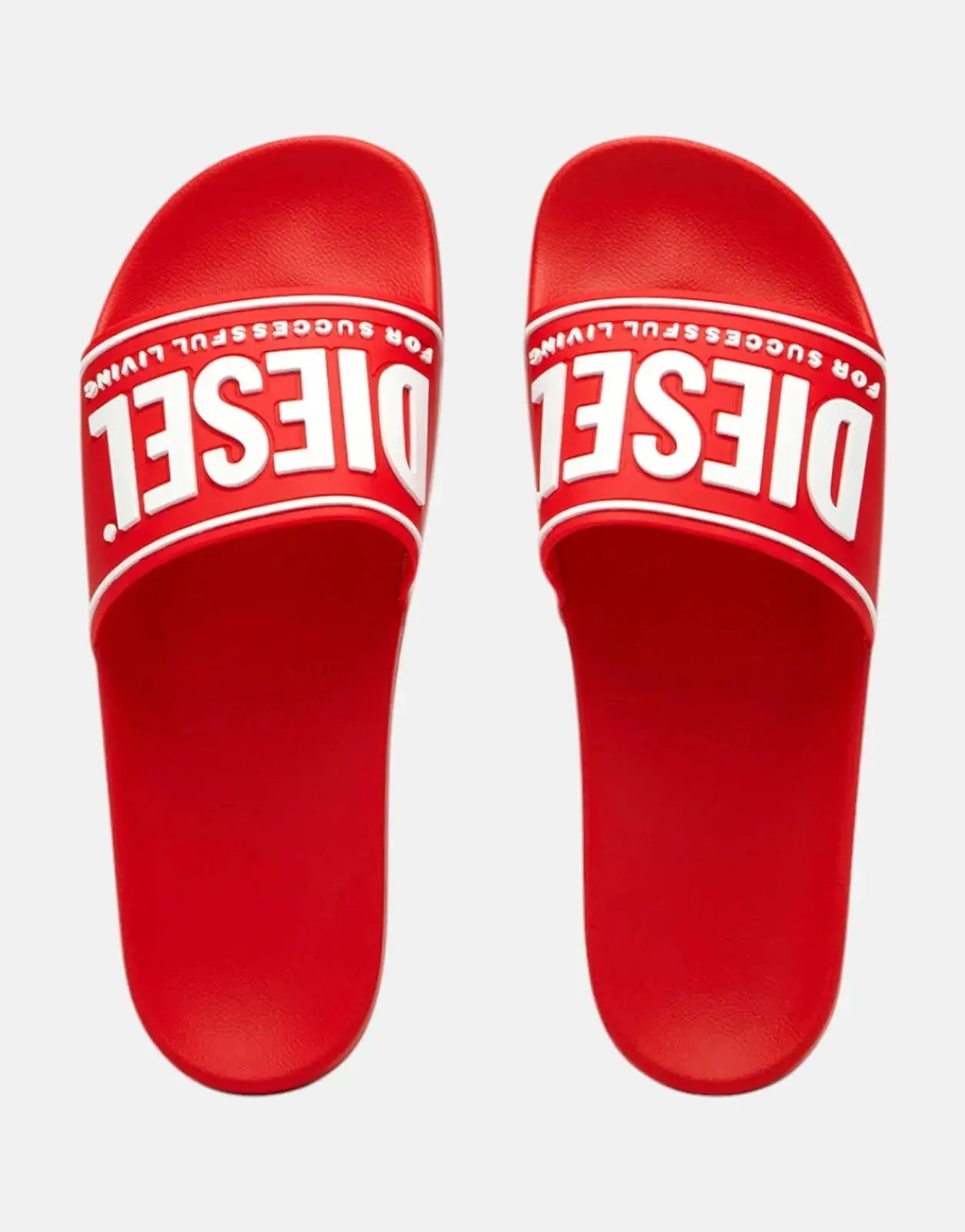 Diesel SA-Mayemi Red White Slides