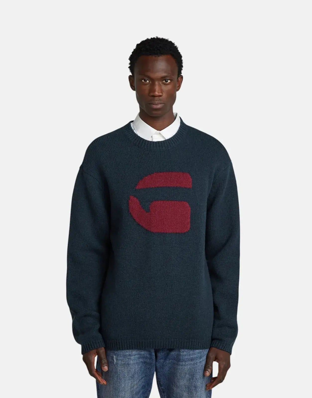 G-Star RAW G Logo Relaxed Salute Knit Jersey
