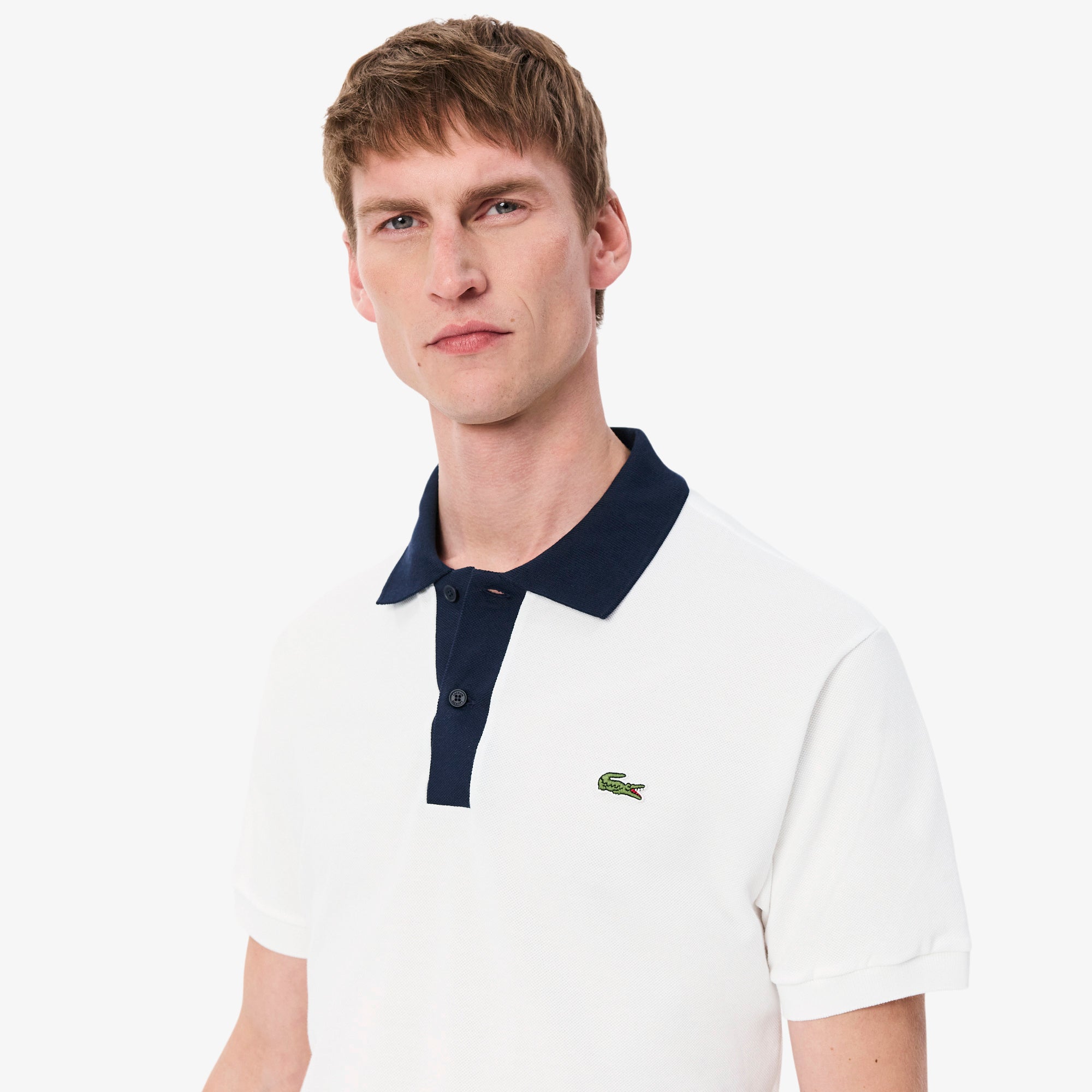 Classic Fit Contrast Collar L.12.12 Polo Shirt