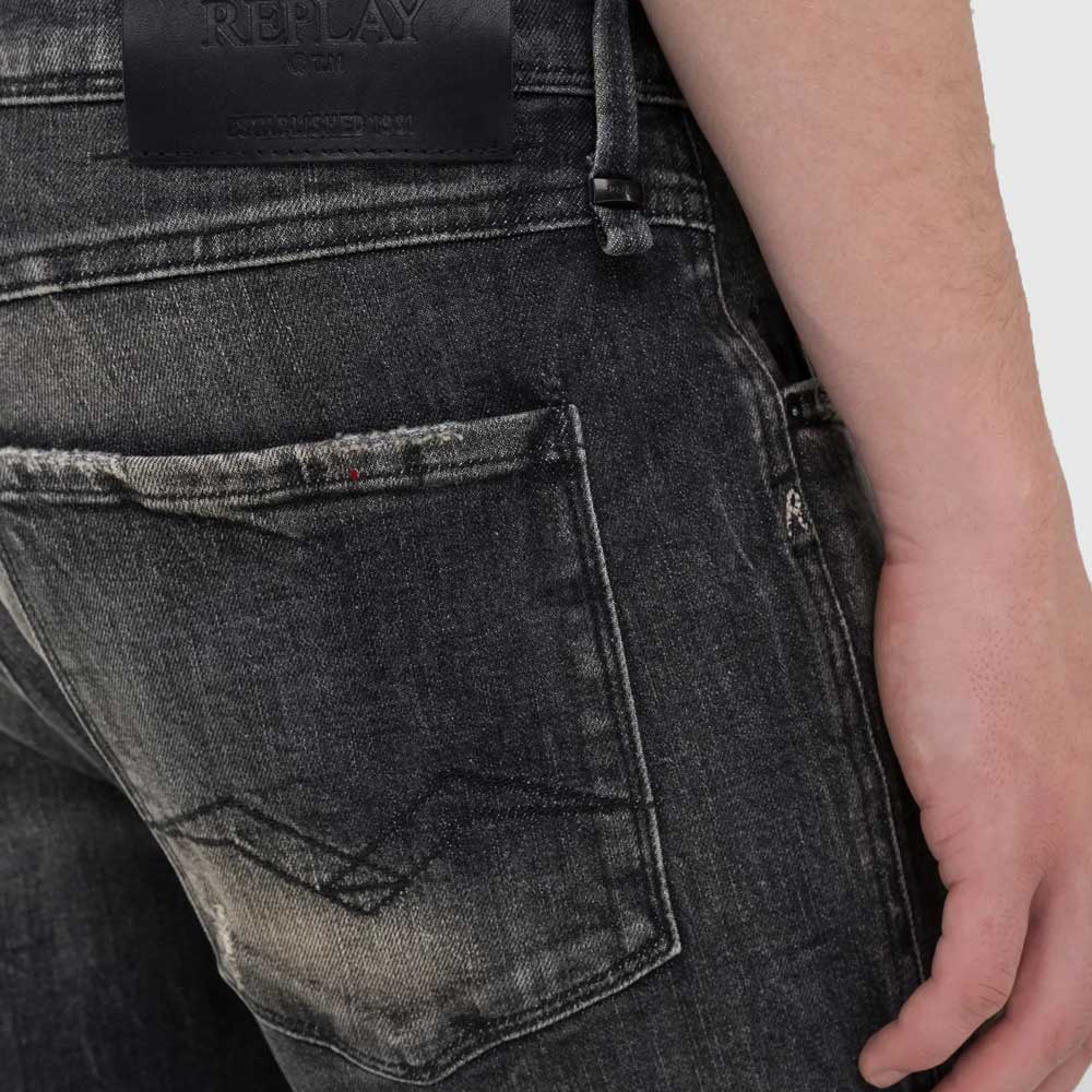 Black Power Denim Jeans - Denim Grey