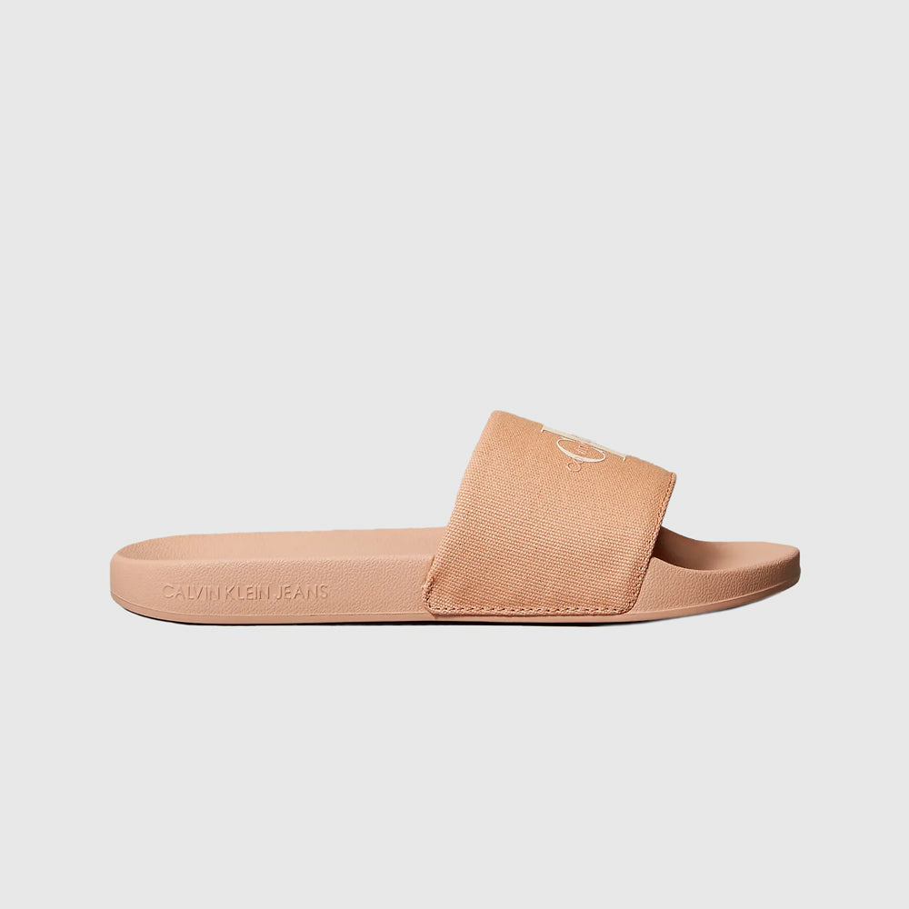 Monogram Slide - Coral