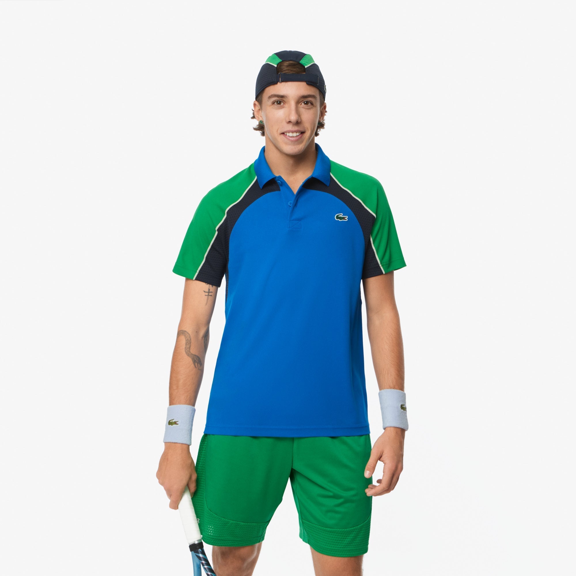Ultra Dry Colour-Block Tennis Polo Shirt