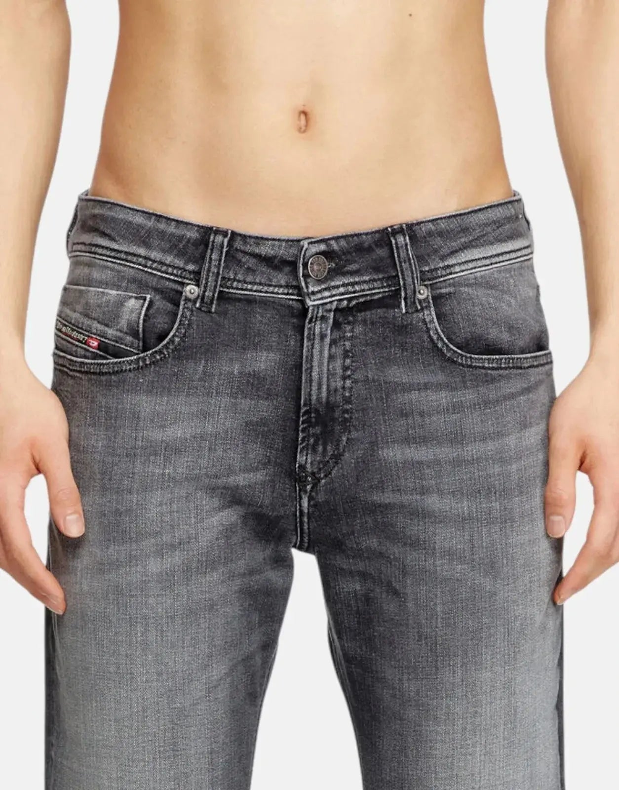 Diesel 1979 Sleenker Grey Wash Jeans