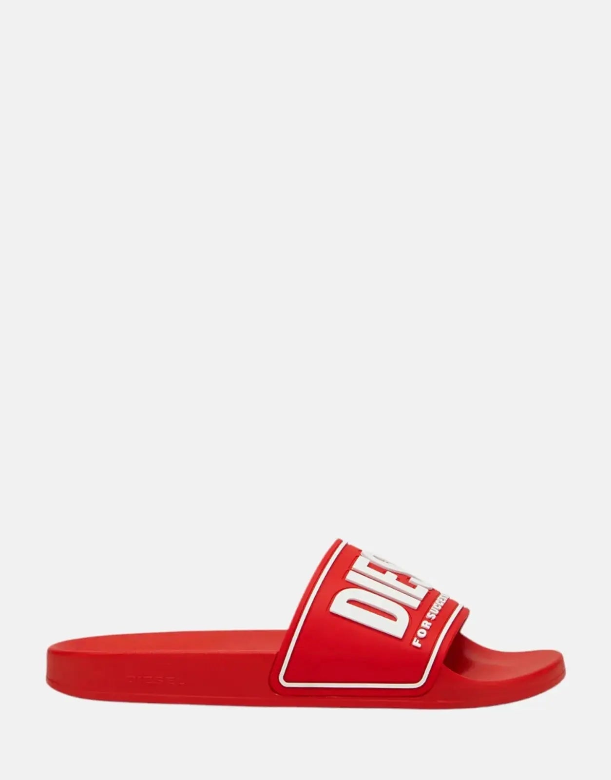 Diesel SA-Mayemi Red White Slides