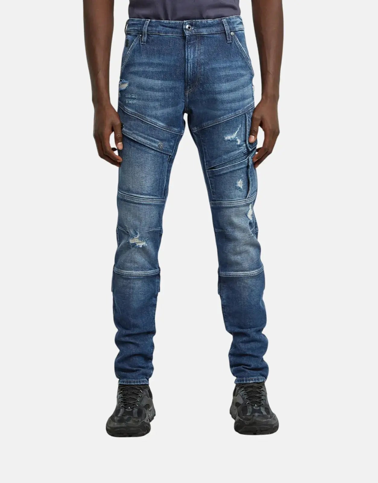 G-Star RAW Airblaze 3D Faded Rainstorm Skinny Jeans