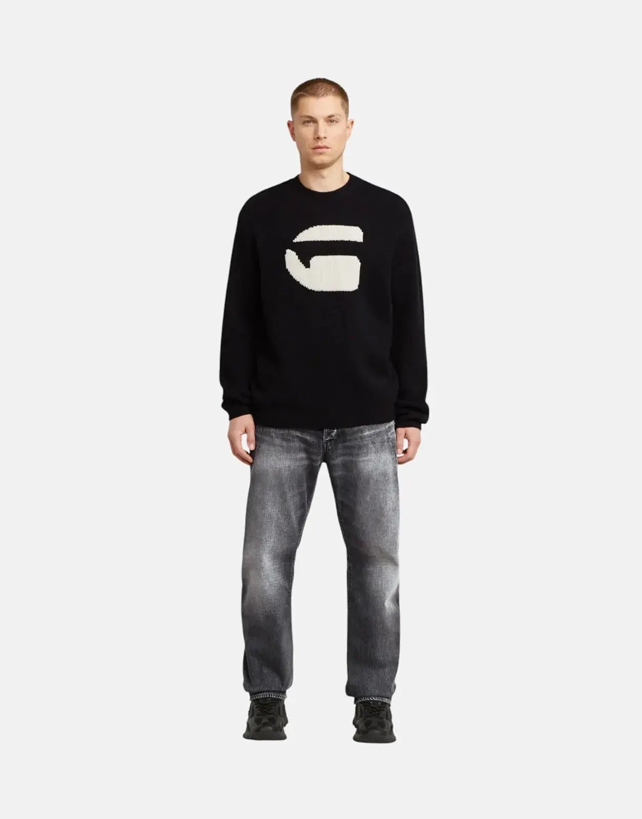 G-Star RAW G Logo Relaxed Knit Jersey