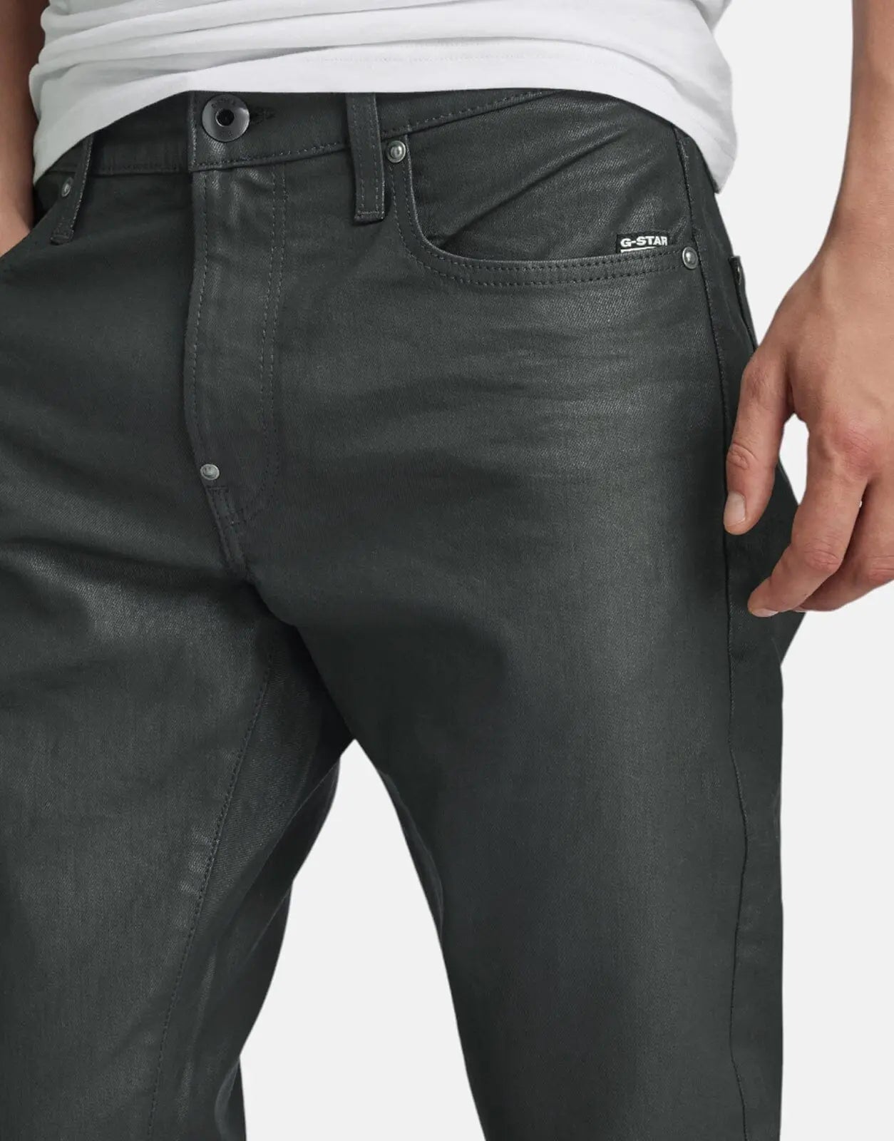 G-Star RAW Revend FWD Skinny Wax Coated Jeans