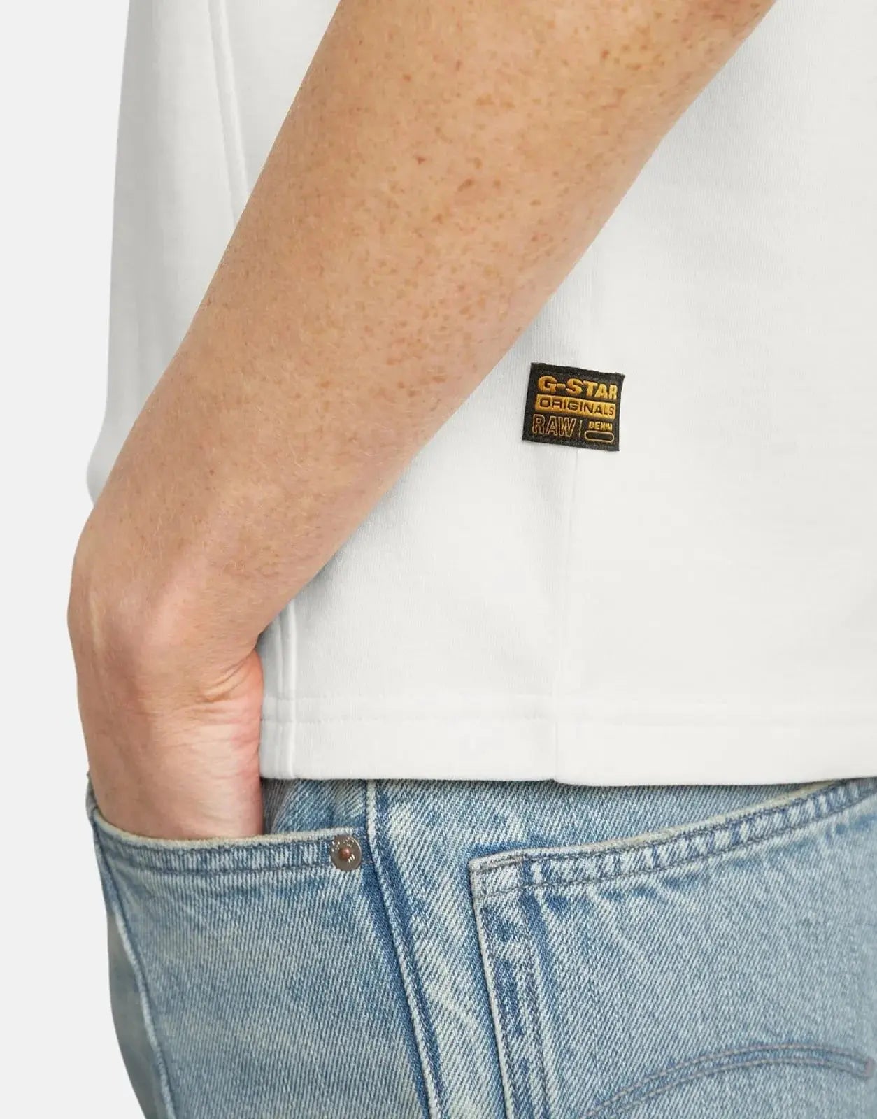 G-Star RAW Script Milk T-Shirt