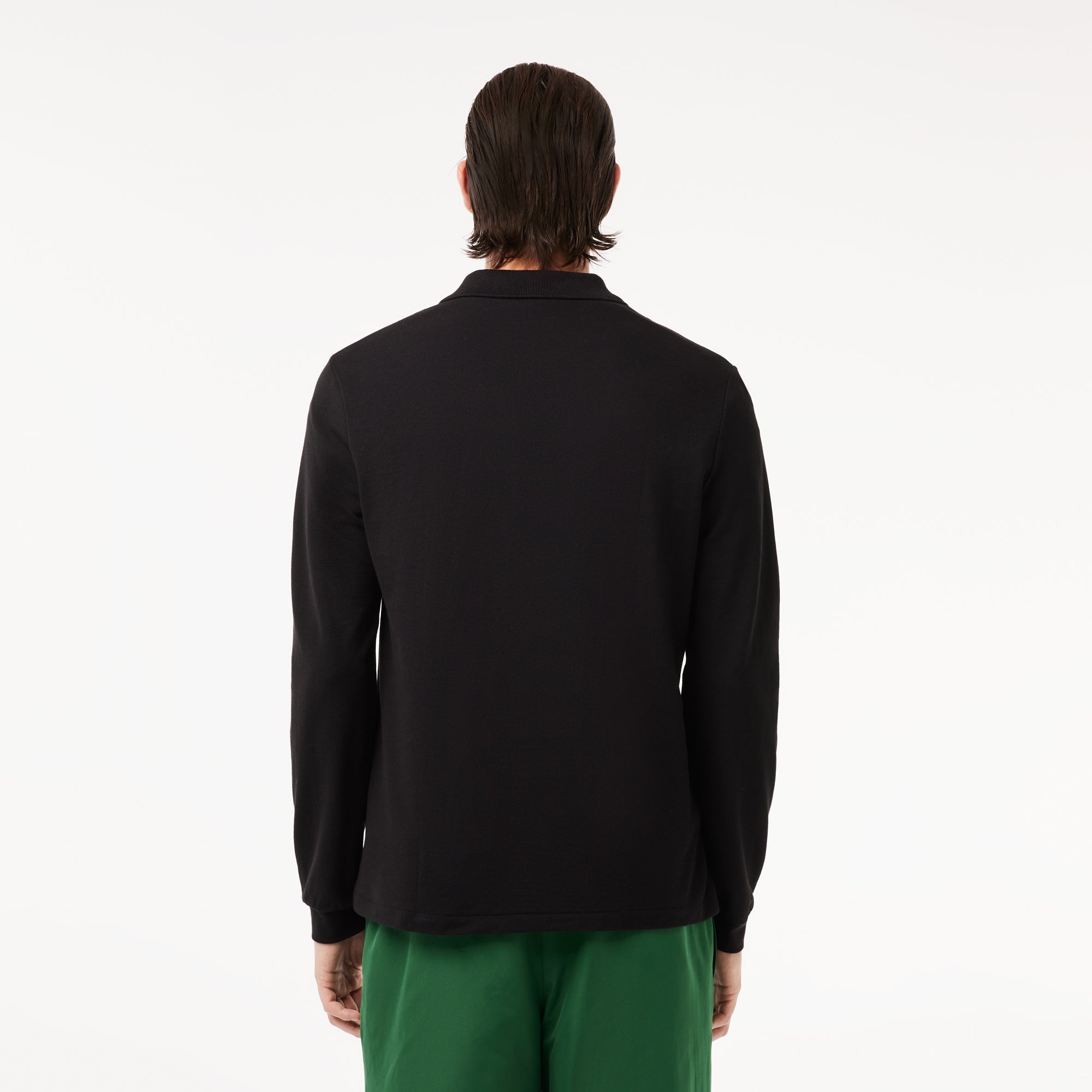 Classic Fit Long Sleeved L.12.12 Polo Shirt