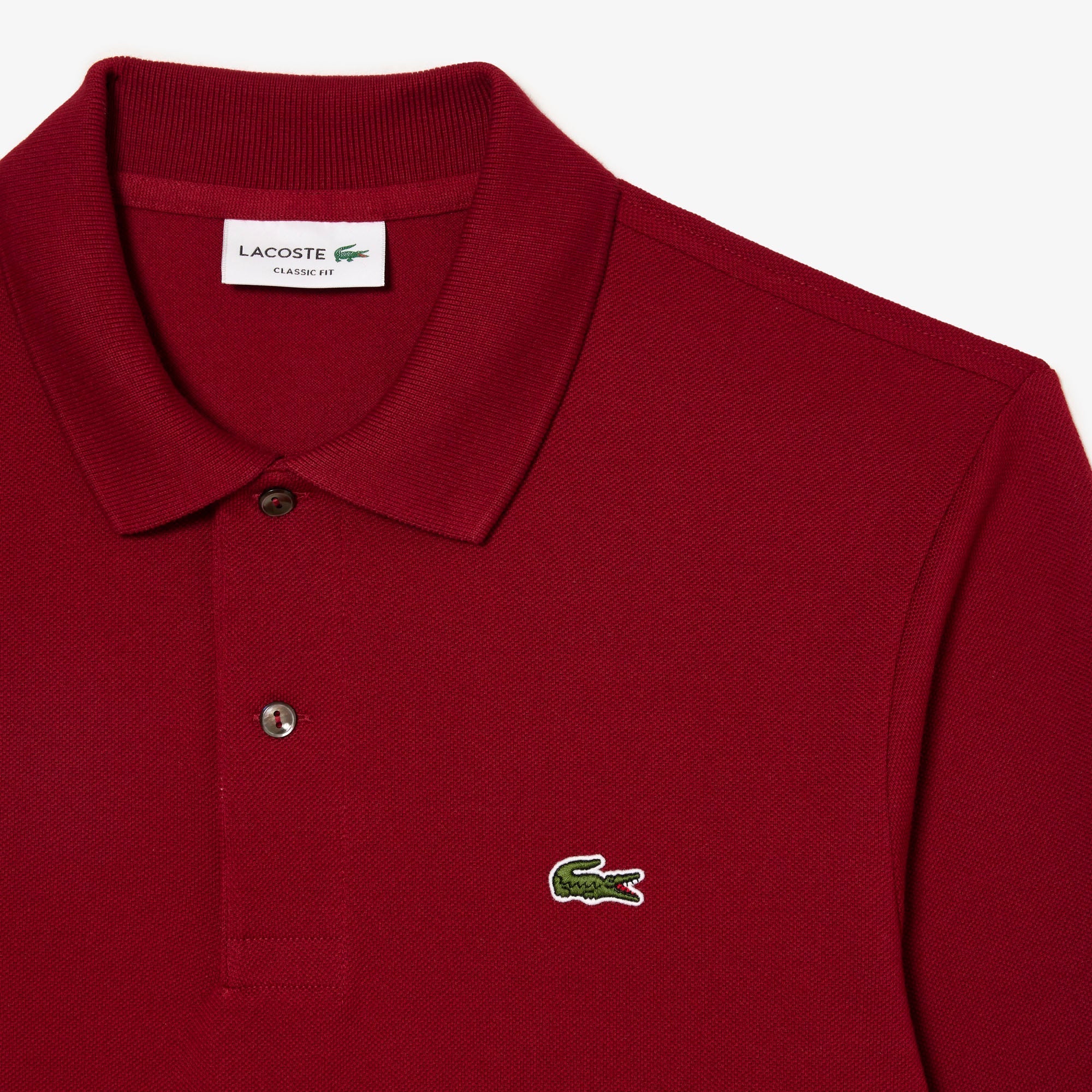 Classic Fit Long Sleeved L.12.12 Polo Shirt
