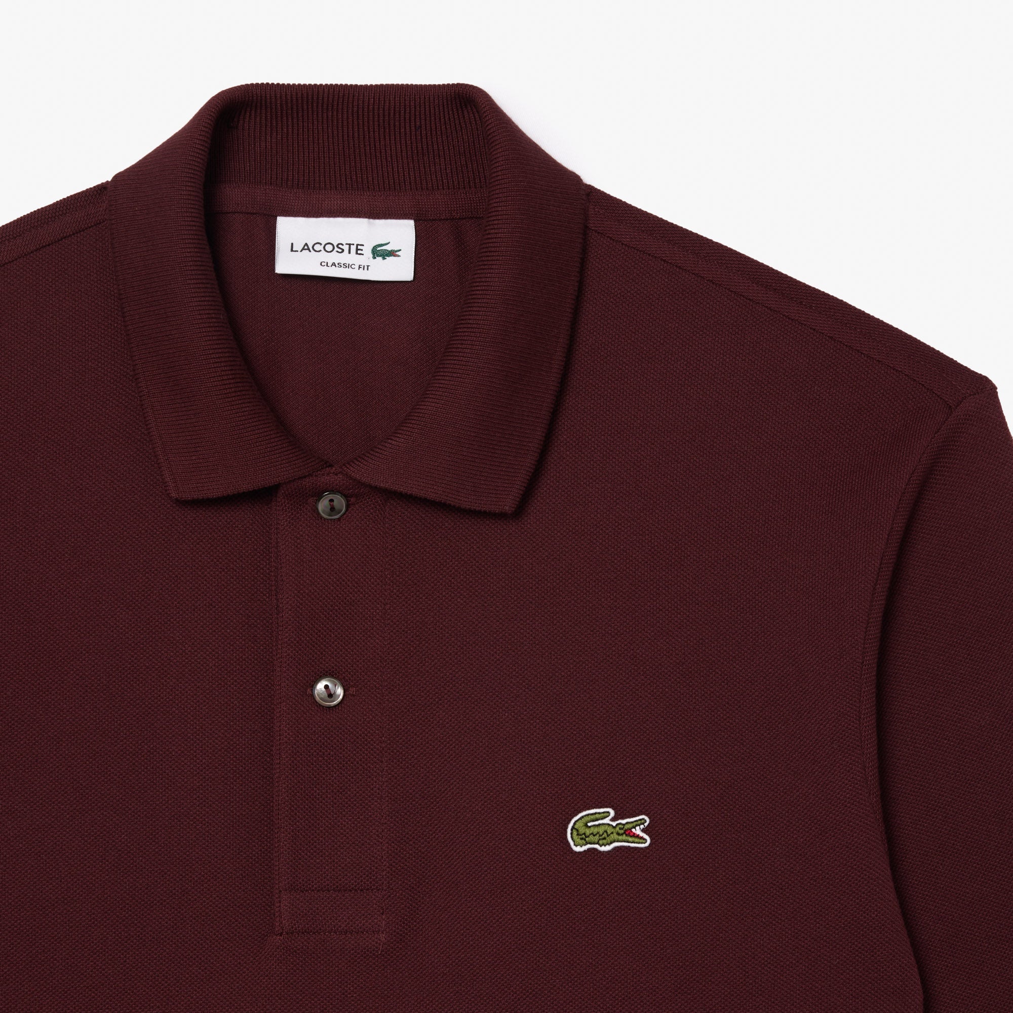 Classic Fit Long Sleeved L.12.12 Polo Shirt