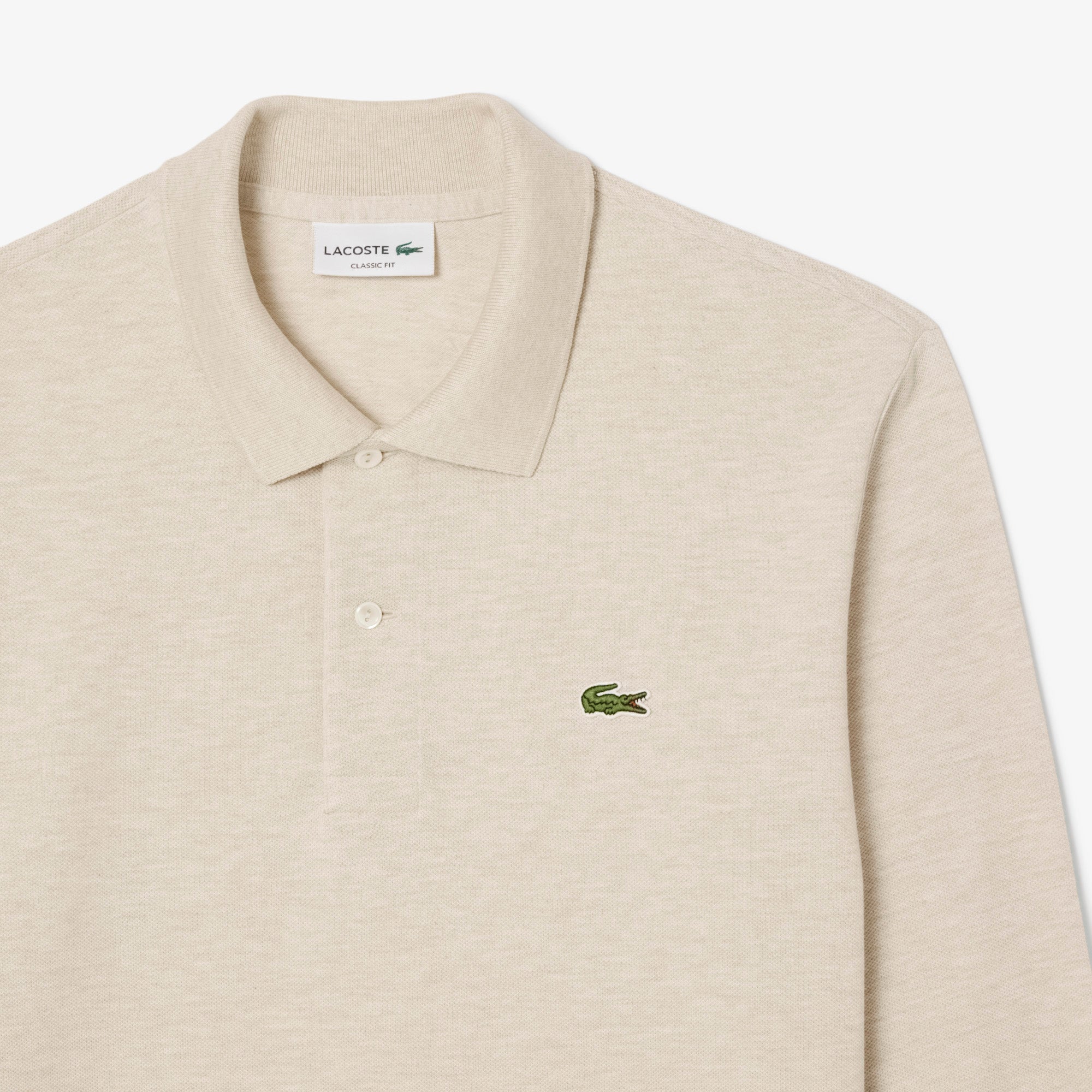 Classic Fit Long Sleeved L.12.12 Polo Shirt