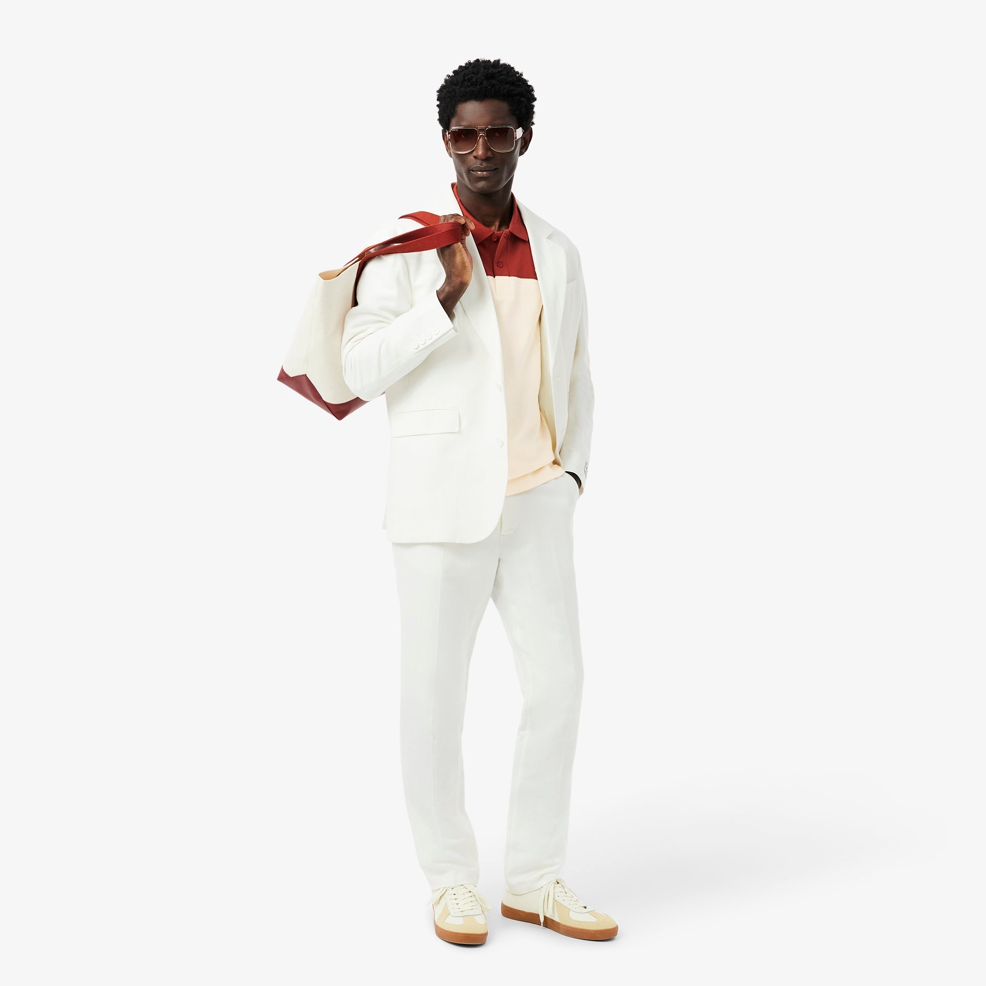 Regular Fit L.12.12 Colour-Block Polo Shirt