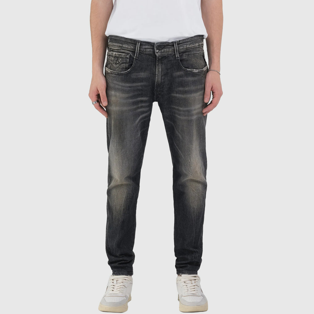 Black Power Denim Jeans - Denim Grey