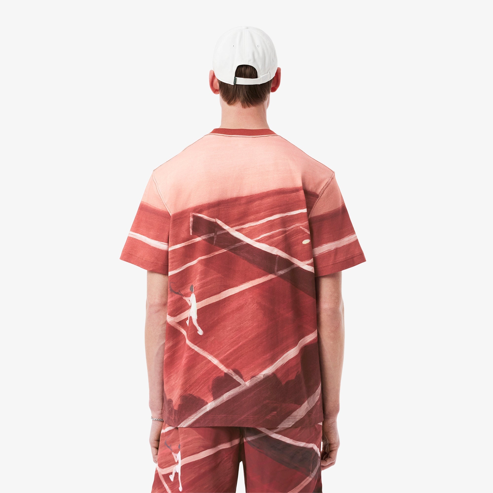 Classic Fit Tennis Print T-shirt