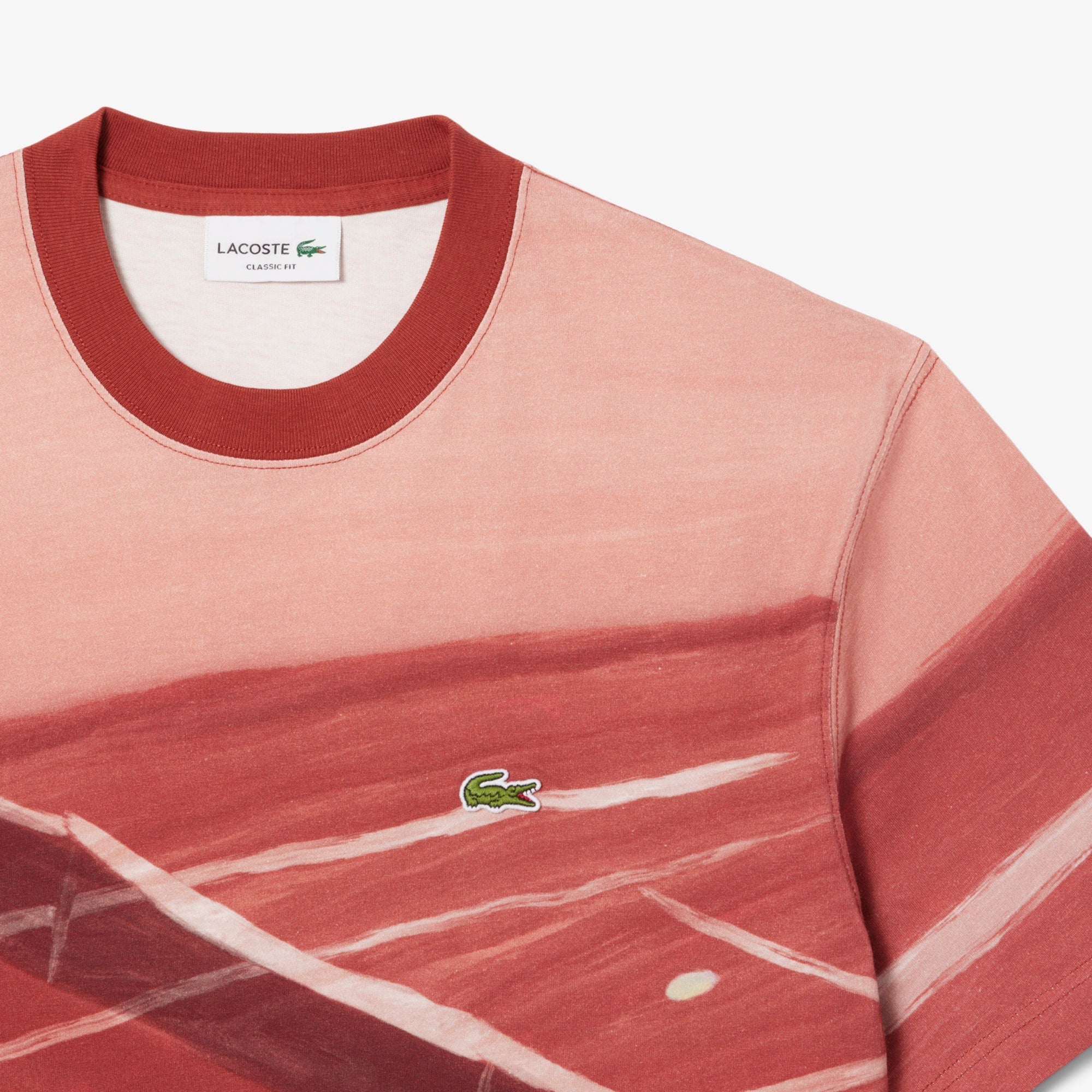 Classic Fit Tennis Print T-shirt